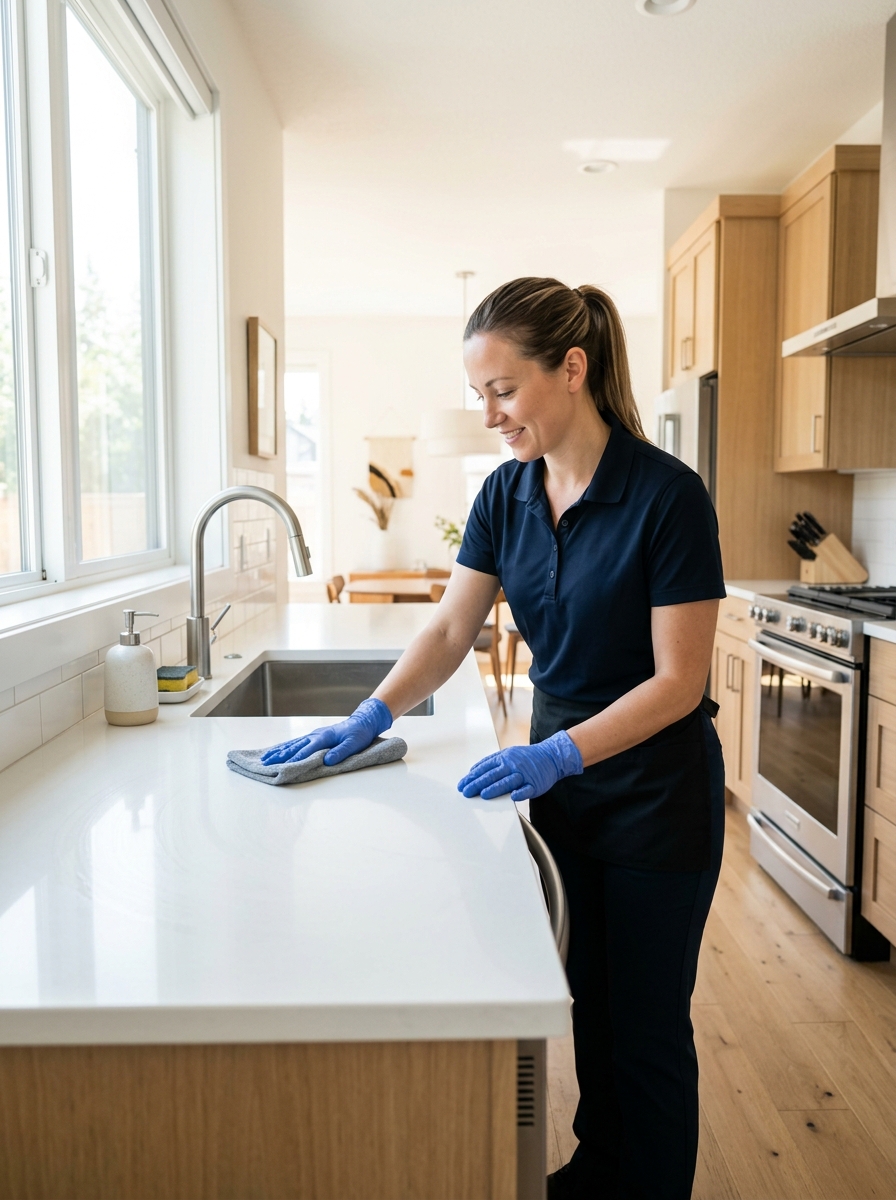 Regular Cleaning — Weekly or bi-weekly upkeep that keeps every room guest-ready.